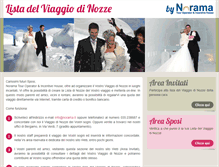 Tablet Screenshot of nozze.norama.it